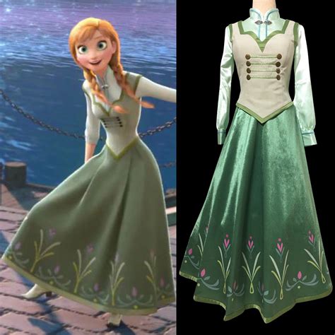 anna frozen in green dress|disney frozen anna dresses.